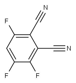3,4,6-Trifluorophthalonitrile 结构式
