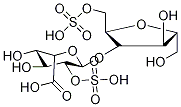 O-(α-L-Idopyranosyluronic acid 2-sulfate-(1-4)-2,5-anhydro-Mannitol-6-sulfate 结构式