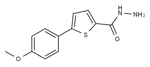 5-(4-METHOXYPHENYL)-2-THIOPHENECARBOHYDRAZIDE Structure