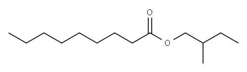 2-methylbutyl nonan-1-oate Structure