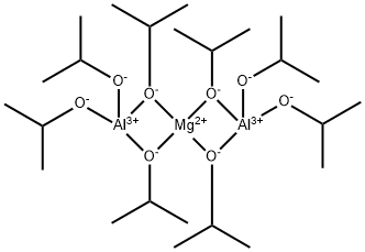 二(四异丙氧基铝)化镁, 69207-83-6, 结构式