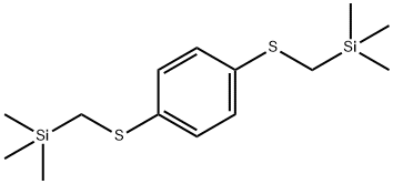 p-Bis(trimethylsilylmethylthio)benzene Structure