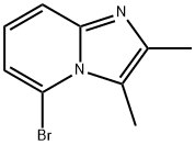 5-溴-2,3-二甲基咪唑并[1,2-A]吡啶 结构式