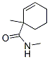 2-Cyclohexene-1-carboxamide,  N,1-dimethyl- 结构式