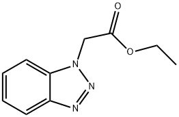 Ethyl 1H-benzotriazole-1-acetate 结构式