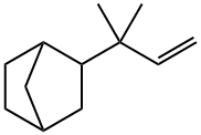 2-(1,1-Dimethyl-2-propenyl)bicyclo[2.2.1]heptane 结构式