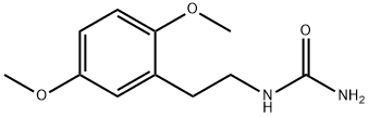 (2,5-Dimethoxyphenethyl)urea 结构式