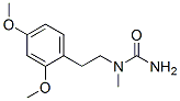 N-(2,4-Dimethoxyphenethyl)-N-methylurea 结构式