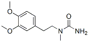 N-(3,4-Dimethoxyphenethyl)-N-methylurea 结构式