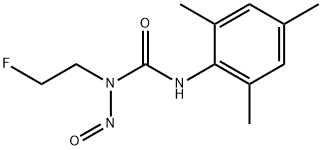 1-(2-Fluoroethyl)-3-mesityl-1-nitrosourea 结构式