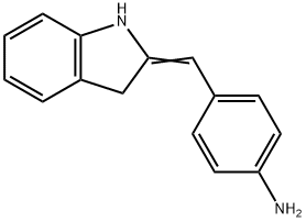 4-(1H-Indol-2(3H)-ylidenemethyl)aniline 结构式