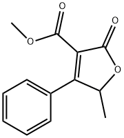 3-(METHOXYCARBONYL)-5-METHYL-4-PHENYL-3,4-DIDEHYDRO-GAMMA-BUTYROLACTONE Structure