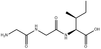 甘氨酰-甘氨酰-L-异亮氨酸 结构式