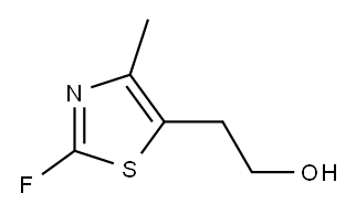 2-(2-FLUORO-4-METHYLTHIAZOL-5-YL)ETHANOL 结构式