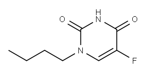 1-Butyl-5-fluorouracil 结构式
