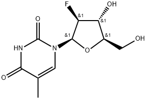 1-[(2R,3S,4R,5R)-3-Fluoro-4-hydroxy-5-(hydroxymethyl)oxolan-2-yl]-5-methylpyrimidine-2,4-dione|2'-氟-5-甲基阿拉伯糖基尿嘧啶