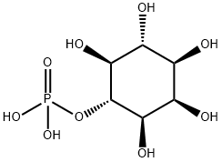 D-myo-Inositol  4-monophosphate  ammonium  salt Structure