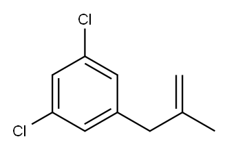 3-(3,5-DICHLOROPHENYL)-2-METHYL-1-PROPENE 结构式