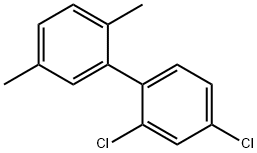 2,4-Dichloro-2',5'-dimethyl-1,1'-biphenyl 结构式