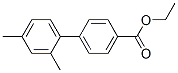 2',4'-Dimethyl-1,1'-biphenyl-4-carboxylic acid ethyl ester Structure