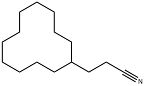 3-Cyclododecylpropanenitrile 结构式