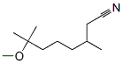 7-methoxy-3,7-dimethyloctanenitrile 结构式