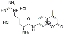N-7-L-精氨酰氨基-4-甲基香豆素盐酸盐, 69304-16-1, 结构式