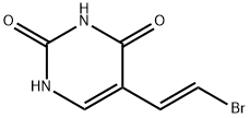 (E)-5-(2-溴乙烯基)-2-脱氧尿苷 结构式