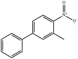 4-甲基-3-硝基联苯, 69314-47-2, 结构式