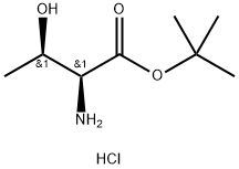 L-苏氨酸叔丁基酯盐酸盐 结构式