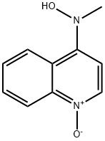 4-(N-hydroxy-N-methylamino)quinoline 1-oxide 结构式
