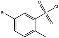 5-溴-2-甲基苯磺酰氯, 69321-56-8, 结构式