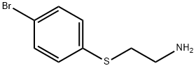 4-溴苯巯基乙胺盐酸盐 结构式
