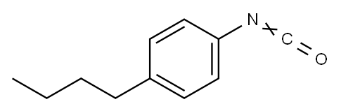 4-正丁基苯酚异氰酸酯 结构式