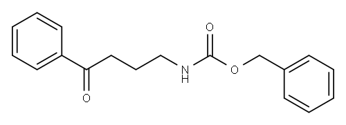 N-CBZ-4-aMino-1-phenylbutan-1-one 结构式