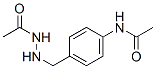 N'-(p-Acetylaminobenzyl)acetohydrazide 结构式