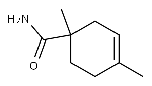 1,4-Dimethyl-3-cyclohexene-1-carboxamide 结构式