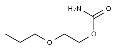 Carbamic acid 2-propoxyethyl ester 结构式