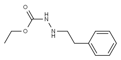 N(2)-ethoxycarbonylphenelzine 结构式
