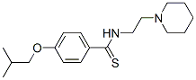 p-Isobutoxy-N-(2-piperidinoethyl)benzothioamide|