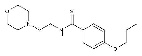 N-(2-Morpholinoethyl)-p-propoxybenzothioamide|