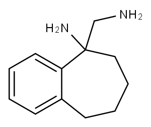 6,7,8,9-Tetrahydro-5-aminomethyl-5H-benzocyclohepten-5-amine Structure