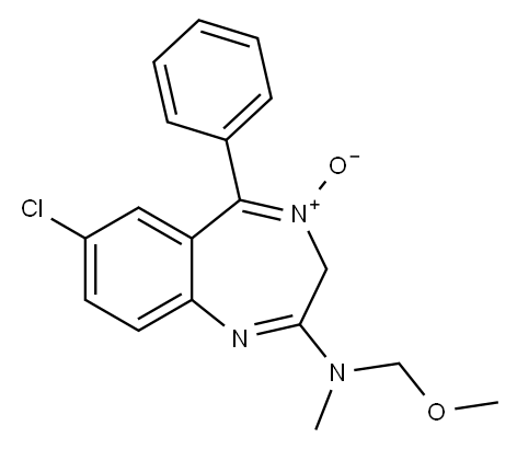 7-Chloro-2-(N-methoxymethyl-N-methylamino)-5-phenyl-3H-1,4-benzodiazepine 4-oxide|