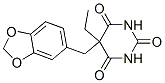 5-Ethyl-5-piperonyl-2,4,6(1H,3H,5H)-pyrimidinetrione Structure
