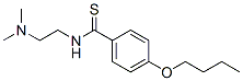 p-Butoxy-N-(2-dimethylaminoethyl)benzothioamide 结构式