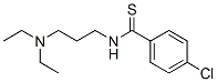 p-Chloro-N-(3-diethylaminopropyl)benzothioamide Structure