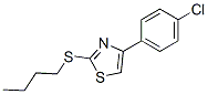 2-(Butylthio)-4-(4-chlorophenyl)thiazole 结构式