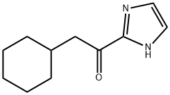 2-Cyclohexyl-1-(1H-imidazol-2-yl)ethanone 结构式