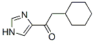 2-Cyclohexyl-1-(1H-imidazol-4-yl)ethanone 结构式