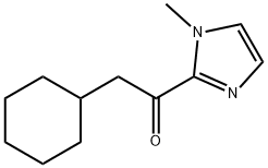 2-Cyclohexyl-1-(1-methyl-1H-imidazol-2-yl)ethanone 结构式
